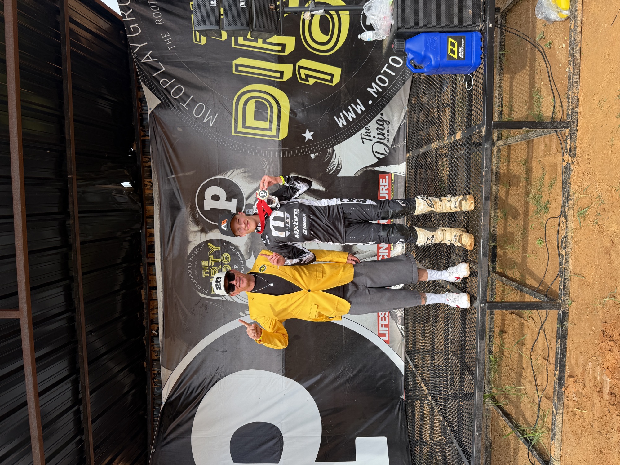 Moto Playground podium win