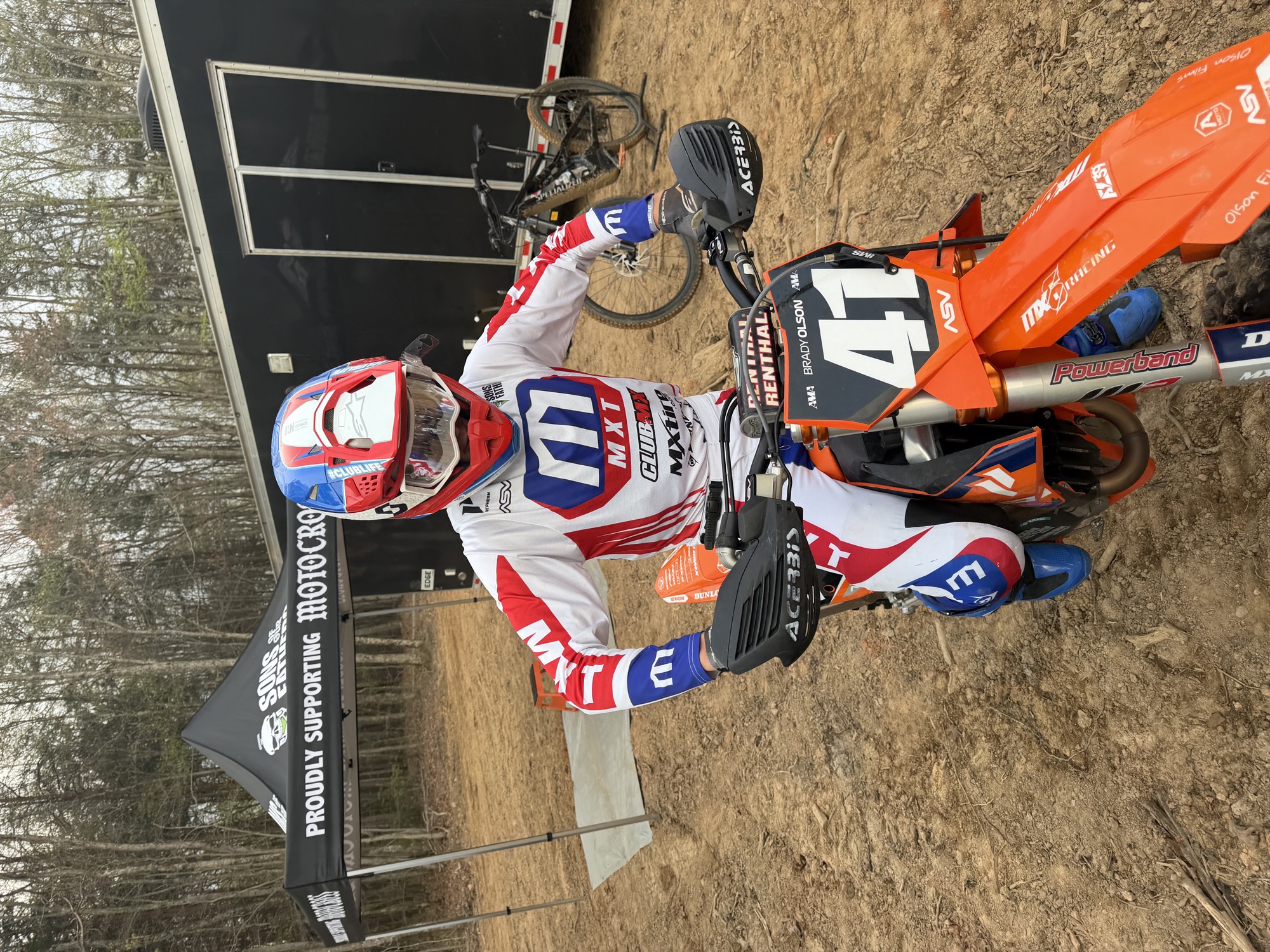 Brady Olson #41 on his KTM