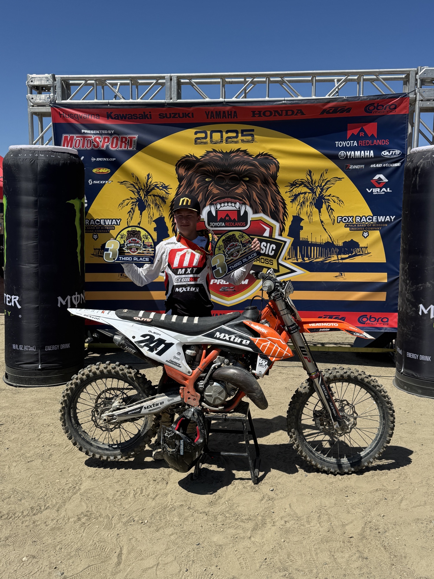California Classic podium